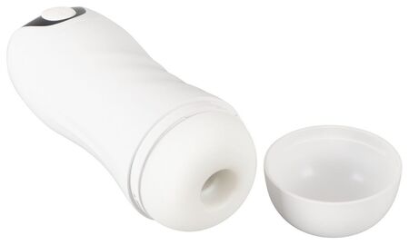 Белый мастурбатор Masturbator with 2 functions